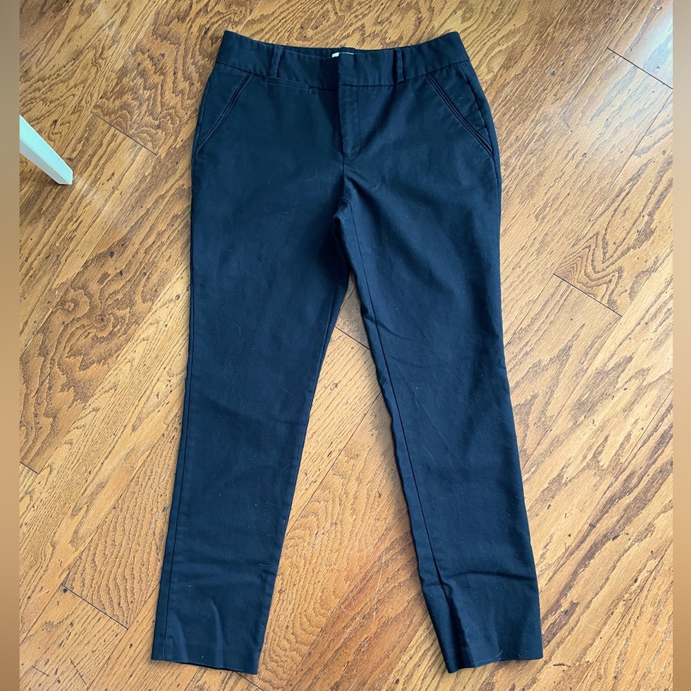 Calvin Klein Black Cotton Pants